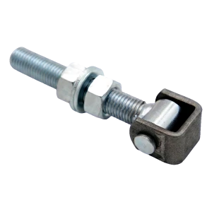 Stavový regulovateľný záves M20 pre krídlové brány – pozinkovaný, L150 mm