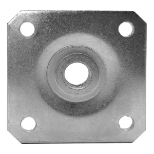 PSG Montážna doska 80×80×3 mm pod regulovateľný záves M16 – pozinkovaná