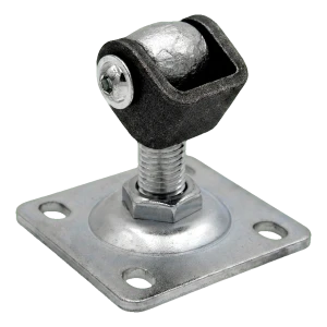 PSG regulovateľný brankový pánto s dosčičkou M16 pozinkovaný 75×75 mm