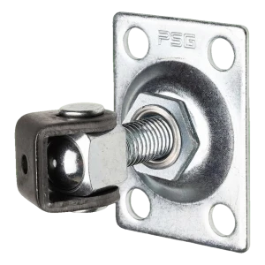 PSG nastaviteľný brankový pant M14 s obdĺžnikovým štítkom 75×55 mm