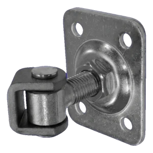 PSG nastaviteľný brankový pánt M16 s obdĺžnikovým štítom 75×55 mm