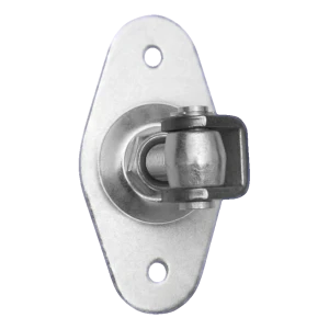 Nastaviteľný brankový záves s oválnym štítkom M20 160×85 mm – oceľový pozinkovaný