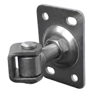 Regulovateľný brankový záves M20 so základňou 110×75 mm – typ fazuľa