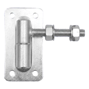 PSG nastaviteľný valcovaný pánt na brány fi30 M18 so štítkom 160×85 mm