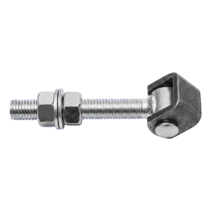 Regulovateľný brankový záves M20 dlhý pozinkovaný – 180 mm