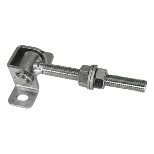 PSG regulovateľný brankový záves M16 ohnutý L-130 oceľový