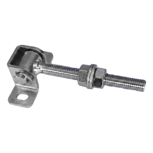 Nastaviteľný bránový pant M12 ohýbaný L-115 oceľový