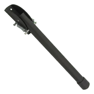 Blokovacia nôžka dverí oceľová čierna 320 mm – pružinová podpora pre dvere a brány