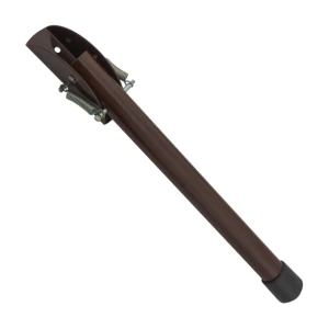 Pružinová blokovacia nožička na dvere 320 mm hnedá – zarážka na dvere a brány