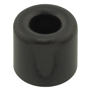 Gumový dverový odrazník priskrutkovaný čierny Ø40 mm H28 mm