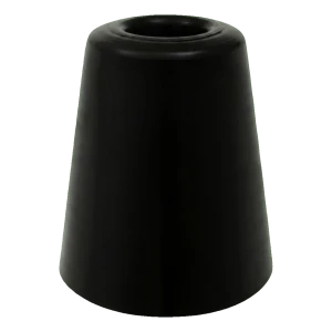 Gumový podlahový doraz na dvere 70 mm čierny – veľký, bez hmoždinky