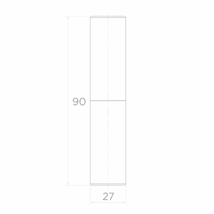 PSG kotúčový závitový pánt brána fi 27 mm – výška 90 mm pre krídlové brány 001-475 (2)
