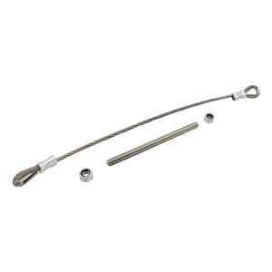 PSG bezpečnostné lano z nerezovej ocele pre krídlovú bránu 500 mm ø6