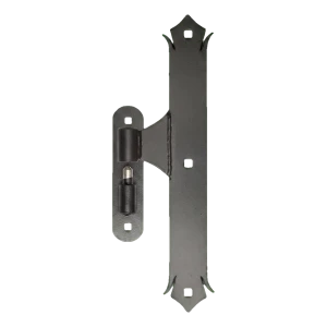 Stredný ozdobný pásový záves s guľou pre krídlové brány 400 mm