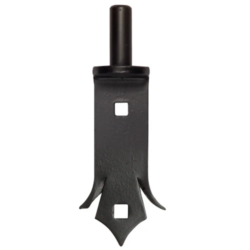 Ozdobný čap pásového závesa fi 14 mm pre krídlové brány – na priskrutkovanie 001-510 (1)