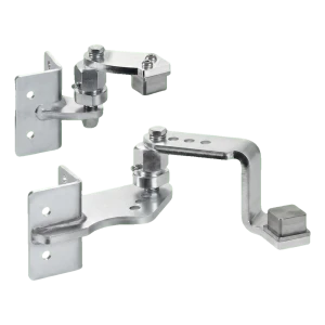 Comunello sada závesov brány na prispájkovanie na stĺpik 50×50 mm – pravý, pre stúpajúce svahy