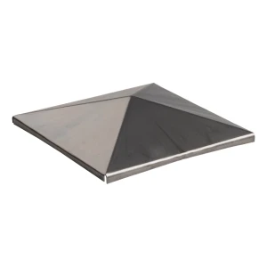 Postal – kovová obálková strieška na oplotový stĺpik 150×150 mm