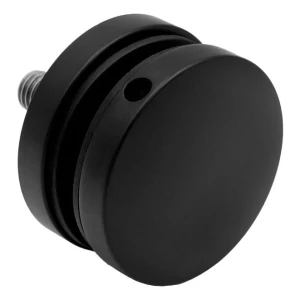 Bodový držiak na sklo 8-17,52 mm fi 50/8/M10x50 AISI 304 systém plochý čierny