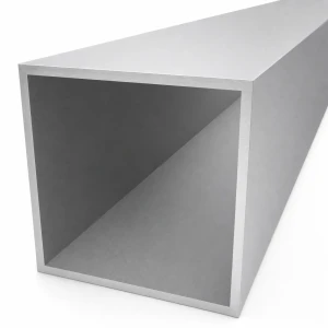 Hliníková štvorcová rúra 100×100×4 mm – uzavretý profil L=2000 mm