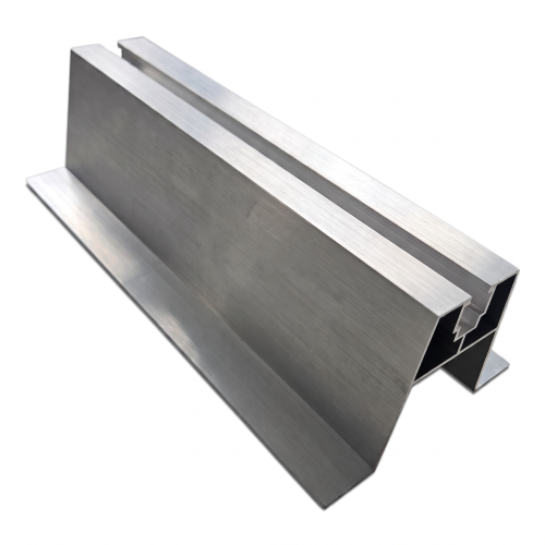 Trapézový šikmý mostík s tesnením EPDM H63 L330 – hliníkový strešný adaptér PV 001-776 (1)