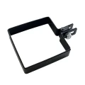 Koncová objímka na plotové panely 100x100 mm čierna 000-782 (1)