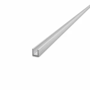 Hliníková U-lišta 10×10×1,5 mm – profil C/U, dĺžka 2000 mm, EN AW-6060