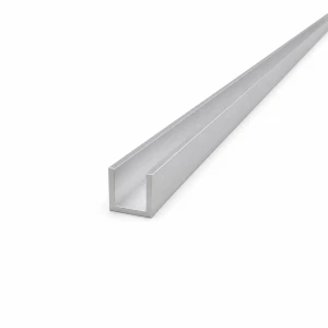 Hliníková U-lišta 18×18×2 mm – profil C/U EN AW-6060 dĺžka 2000 mm