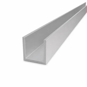 Hliníková U-lišta 40×40×4 mm EN AW-6060 – profil C/U, dĺžka 2000 mm
