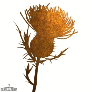 Záhradná dekorácia Ostropest z ocele Corten XL 14×98 cm – záhradný kolík