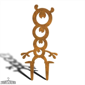 Záhradná ozdoba Zawieszalnia Príšerná príšera Rebis L – dekorácia Corten 20×41 cm