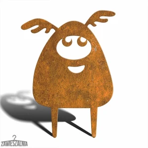 Zawieszalnia – záhradná ozdoba Príšerná príšera Apollo M 29×39 cm, oceľ Corten