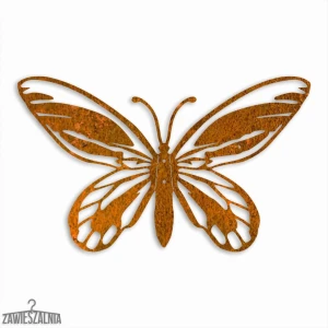 Zawieszalnia – 3D nástenná dekorácia Motýľ Goliat L 44 cm z cortenovej ocele