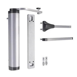 Locinox – hydraulický samozatvárač brány na montáž na stenu, strieborný