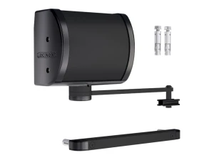 Locinox Panther – hydraulický samozatvárač brány na montáž na stenu a stĺpik, čierny