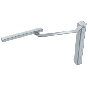 ASSA ABLOY samozamykač na bránky s posuvnou koľajnicou CAM-MOTION – pravý, strieborný