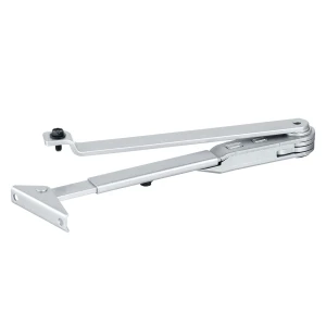 GEZE nožnicové rameno pre zatvárač dverí TS 1500/1000 s mechanickou aretáciou – strieborné