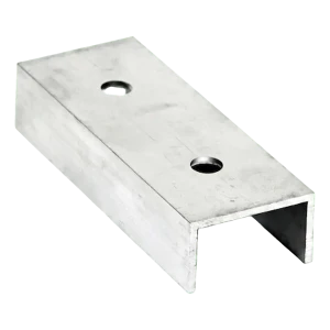 Spojka montážneho profilu FV hliníková 120 mm – profil U 25×45×25