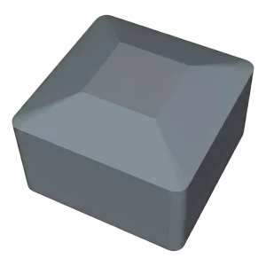 Sivá krytka LLDPE pre montážny profil PV 40×40 mm – typ 1
