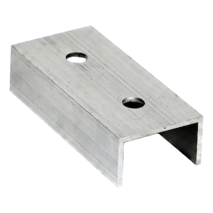 Spojka montážneho hliníkového profilu FV 100 mm – profil U 25×45×25