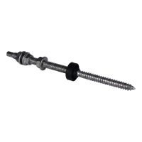 Dvojzávitová skrutka M10×200 A2 pre adaptéry a trojuholníky PV s tesnením EPDM