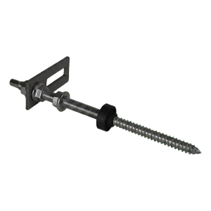 Dvojzávitová skrutka M10×200 s adaptérom 80×30 mm na montáž FV