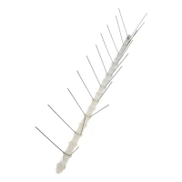 Protivtáčie hroty 50 cm – lišta na odplašenie holubov a čajok (40 hrotov/m)