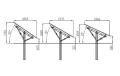 Solárny KIT T1V Light pozemná konštrukcia PV pre 6 panelov GPV-T1V-L6 (2)