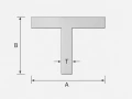 Hliníkový T-profil 30×30×3 mm – T-profil EN AW-6060 dĺžka 2000 mm 001-868 (2)