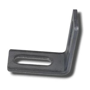 Nastaviteľný uholník 65x65 mm z nehrdzavejúcej ocele 1.4016 s otvormi M10