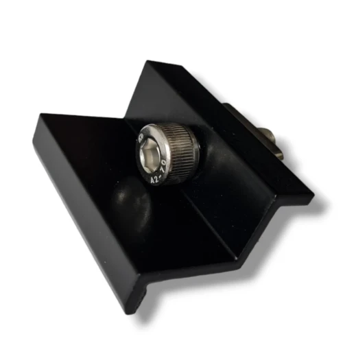 Koncová Svorka 30 mm so Skrutkou a Vložkou - Čierne lakované PV-03-23