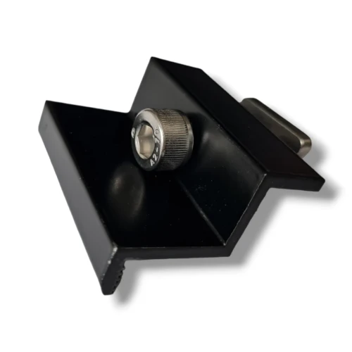 Koncová Svorka 35 mm so Skrutkou a Vložkou - Čierne lakované PV-03-25