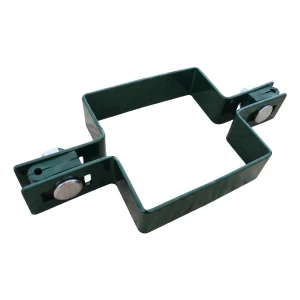 Objímka panelová plotová priebežná štvorcová 80×80 mm zelená RAL 6005