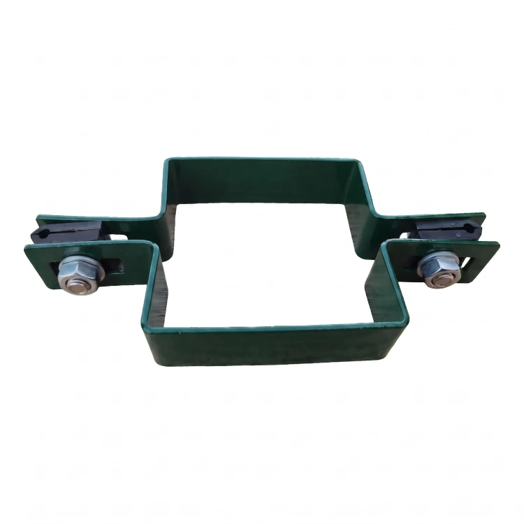 Objímka panelová plotová priebežná štvorcová 80×80 mm zelená RAL 6005 001-614 (3)