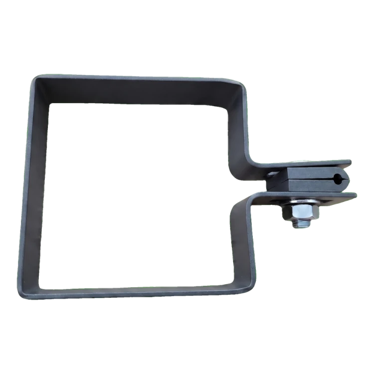 Koncová objímka plotová 80×80 mm grafit RAL 7016 – montážna súprava 001-619 (2)